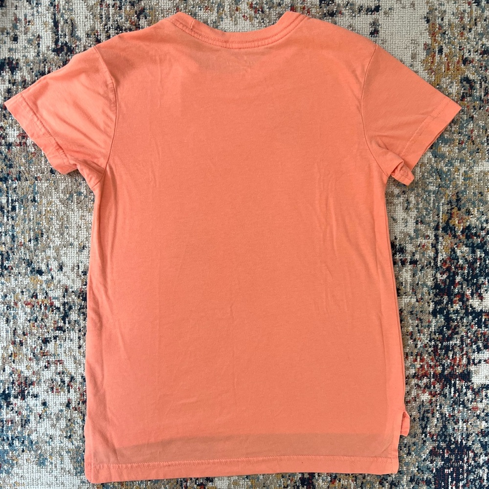 Nike Orange Short Sleeve Tee with Graphic Design - Picture 6 of 8